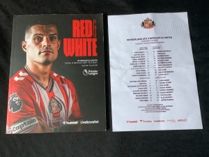 2025/26 Sunderland v Newcastle Utd programme & teamsheet for sale on Ebay