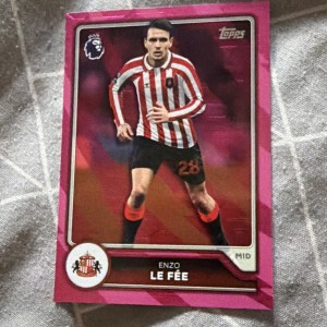 Topps Premier League Enzo Le Fée Sunderland Parallel #238 2026/27 Card for sale on Ebay