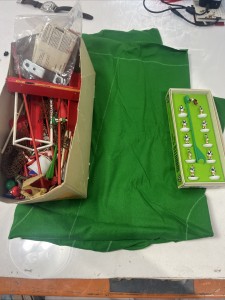 Job Lot Of Vintage subbuteo Incl Pitch And Brand New Box Of Players for sale on Ebay