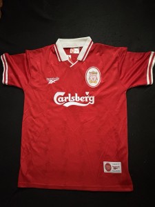 Reebok Liverpool 96/97 Gerrard 17 Home Football Shirt Size Large for sale on Ebay
