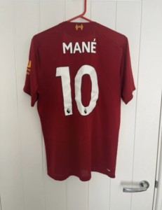 Men’s Liverpool 2019/20 Home Football Shirt size M Mane #10 for sale on Ebay