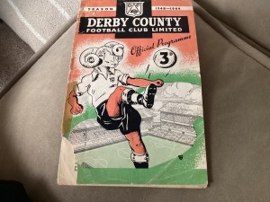 Derby County v Bolton Wanderers Div.1 programme 25/9/48 for sale on Ebay