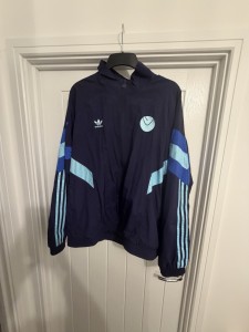 Leeds United Retro Smiley Zip Jacket Size XL Adidas for sale on Ebay