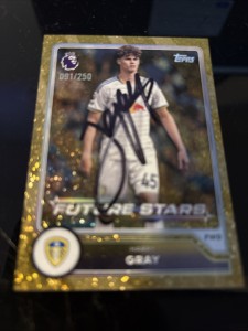 MATCH ATTAX 2027 HARRY GRAY LEEDS UNITED SIGNED for sale on Ebay
