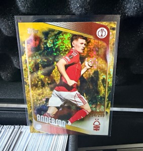 Topps 2026 UEFA Europa League Elliot Anderson Nottingham Forest #96 064/299 for sale on Ebay