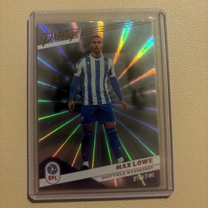 Panini EFL Prestige Max Lowe Sheffield Wednesday Sunburst Parallel Box Hit for sale on Ebay