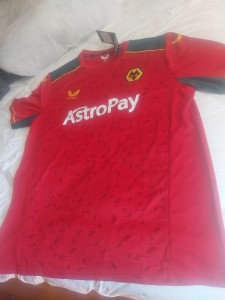 Castore Wolverhampton Wanderers 2023/24 Away Football Shirt XL Wolves plus sign for sale on Ebay