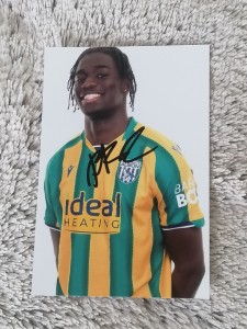 WBA. WEST BROM. WEST BROMWICH ALBION. HAND SIGNED PHOTO 6X4 HINDOLO MUSTAPHA.  for sale on Ebay