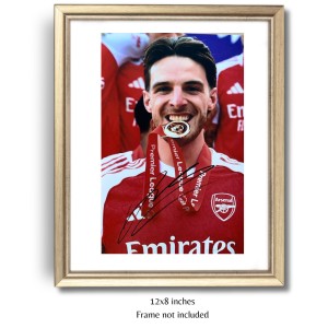 Declan Rice Hand Signed Arsenal NEW STOCK 12x8 Winner Photo + COA & PSA APPROVED for sale on Ebay