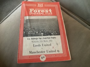 Leeds United v Manchester United FAC s/f prog 31/3/65 for sale on Ebay