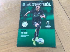 FK Jablonec v AFC Ajax August 2015 for sale on Ebay