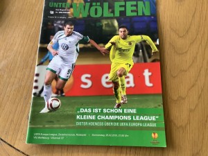 VfL Wolfsburg v Villarreal CF February 2010 for sale on Ebay