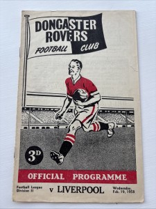 Doncaster Rovers V Liverpool 1957-58 for sale on Ebay