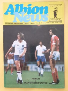 10/10/1979 West Bromwich Albion v Manchester United Football Programme, Div 1 for sale on Ebay