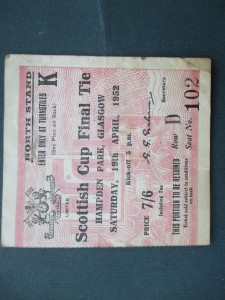 SCOTTISH CUP FINAL,        MOTHERWELL 4  DUNDEE  0          19 APRIL 1952 for sale on Ebay