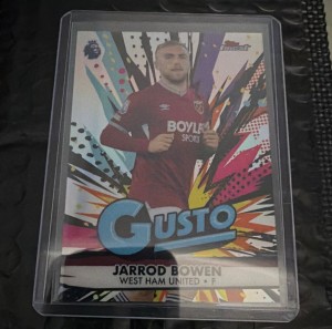 Topps Finest Premier League 2026 Jarrod Bowen West Ham United Gusto GO-3 for sale on Ebay