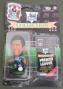 Corinthian football figures, CV02 John Salako Coventry City. for sale on Ebay
