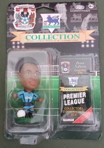 Corinthian football figures, CV021 Peter Ndlovu Coventry City. for sale on Ebay