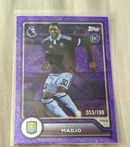 Topps Premier League 2026/27 Brian Madjo Aston Villa RC Parallel #46 053/199 for sale on Ebay