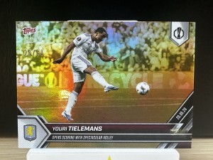 Youri Tielemans Topps Now Gold /50 Aston Villa Europa League Final Card for sale on Ebay