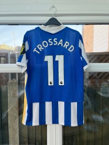Brighton & Hove Albion 2021-2022 Leandro Trossard #11 Home Shirt Size Large for sale on Ebay