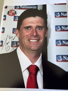 Niall Quinn Sunderland AFC Legend - A Signed Club Photo & A Football Picture. for sale on Ebay