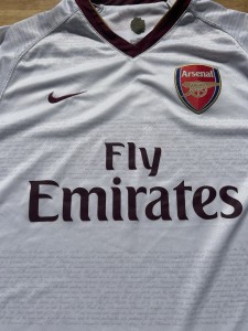 Arsenal Away Football Shirt 2007 2008 Nike Large Adult for sale on Ebay