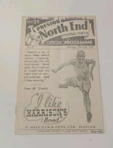 Preston V Blackpool 1947 Friendly Programme for sale on Ebay