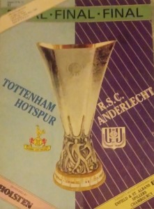 UEFA Cup Final Programme - Tottenham Hotspur v RSC Anderlecht 1983-84 for sale on Ebay