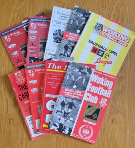 Woking FC Football Programmes Non League Job Lot 26 Programmes for sale on Ebay