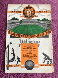 1952/53 THE FOOTBALL LEAGUE v THE IRISH LEAGUE-PLAYED AT WOLVES for sale on Ebay