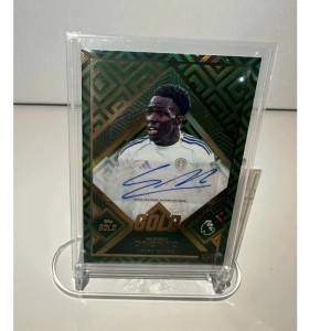 Topps Premier League Gold 2025/26 Wilfried Gnonto Leeds United Autograph  /75 for sale on Ebay