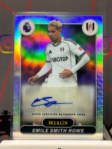 2025-26 topps merlin premier league Emile Smith Rowe auto Fulham for sale on Ebay