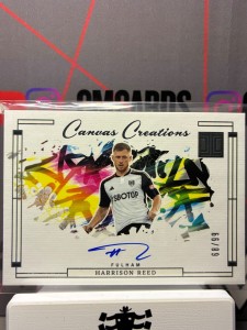 2023-24 panini impeccable Harrison Reed canvas creations on card auto /99 Fulham for sale on Ebay