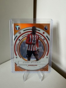 2026 Topps Pristine Nordi Mukiele Orange Refractor 15/25 Sunderland #167 for sale on Ebay