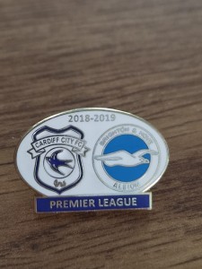 Cardiff City V Brighton 18/19 Premier League Pin Badge for sale on Ebay