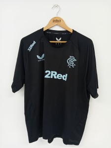 CASTORE Rangers Football Shirt 2XL Men's Black Scottish Club - K825* for sale on Ebay