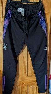 GERMANY 2024 TIRO COMPETITION TRAINING FOOTBALL PANTS ADIDAS JOGGERS SIZE L for sale on Ebay