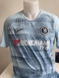 Nike Chelsea player issue 3rd shirt season 18/19 Marcos Alonso signed size med for sale on Ebay