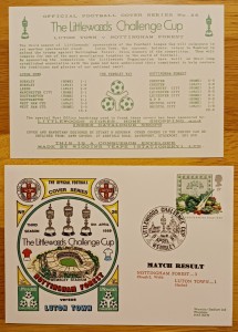 OFFICIAL COVER - 1989 - Littlewoods Challenge Cup Nottm Forest v Luton Town/Farm for sale on Ebay