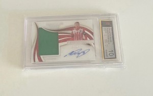 Gem Mint 10 Graded Steven Davis Panini Immaculate Auto Patch Southampton for sale on Ebay