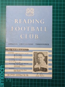 Vintage Reading FC v Notts County 14th September 1949 Football Programme No 8 for sale on Ebay