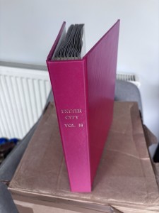 EXETER CITY A4 FOOTBALL PROGRAMME BINDER HOLDER for sale on Ebay