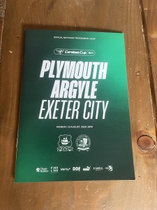 Plymouth Argyle v Exeter City: 10/08/2026: Carabao Cup RND 1: Official Programme for sale on Ebay
