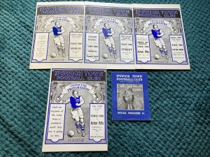 5 x Vintage Ipswich Town Football Programmes 1930’s & 1961. for sale on Ebay