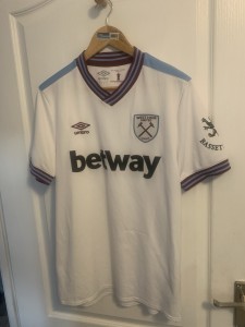 West Ham United 2019/20 Away Shirt Large Genuine Good Condition  for sale on Ebay