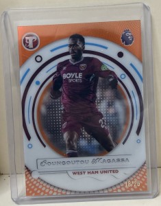 Soungoutou Magassa Orange /25 Topps Pristine 25-26 West Ham United Fc for sale on Ebay