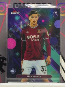 2025-26 topps finest premier league Freddie Potts rc black /20 West Ham United for sale on Ebay