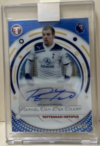 Rafael Van Der Vaart Blue Auto /75 Topps Pristine 25-26 Tottenham Hotspur Fc for sale on Ebay