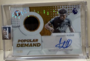 Mohammed Kudus Patch Auto Gold /50 Topps Pristine Tottenham Hotspur Fc for sale on Ebay